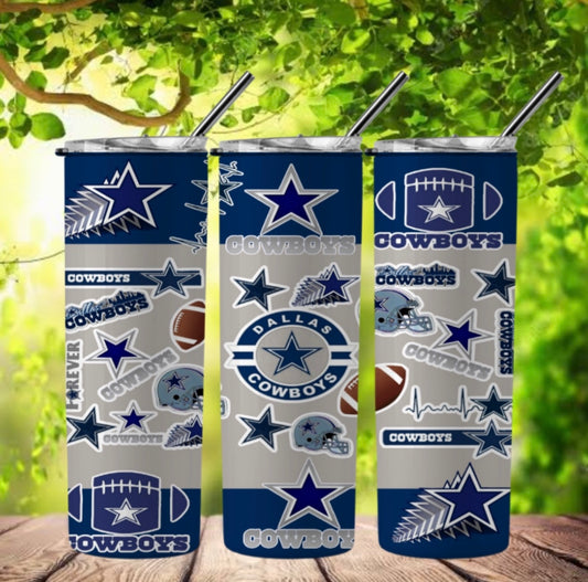 Dallas Cowboys Graphic 20oz Tumbler